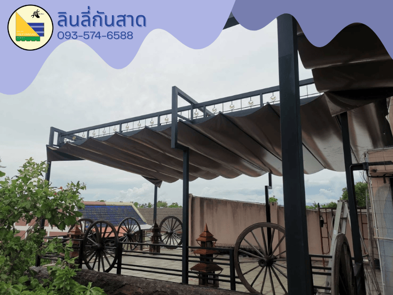 รับทำกันสาดผ้าใบ ร้านอาหาร ร้านค้า หาดใหญ่