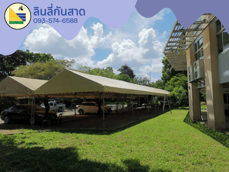 รับทำ และออกแบบเต็นท์ผ้าใบ หาดใหญ่ ลิลลี่กันสาด